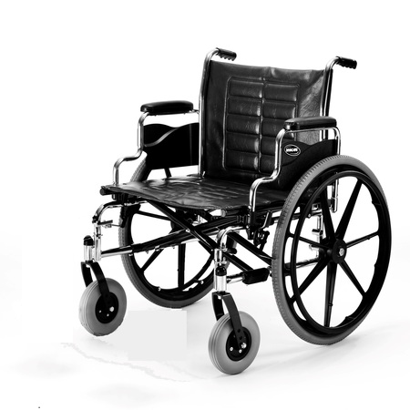 INVACARE Tracer IV Wheelchair w/ Desk-Length Arms - 24" Seat Width T4X24RDAP